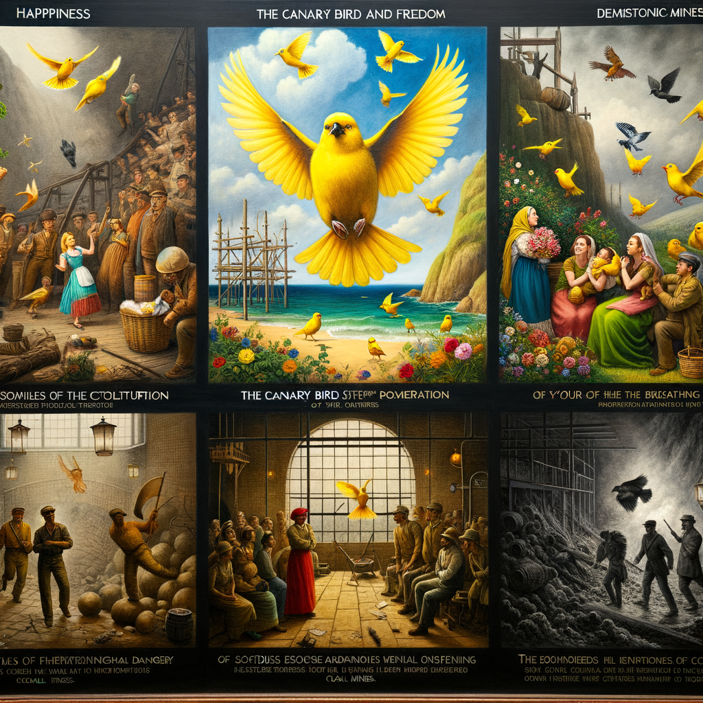 Interpretation of Canary Birds symbolism in various cultures, showcasing the cultural significance and societal meanings of Canary Birds around the world.